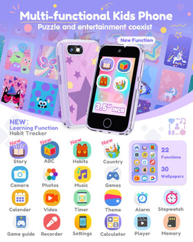 Joyjam kids phone featuring a dual camera for creative selfies and videos