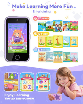 Joyjam kids phone illustrating landmarks learning to explore world heritage