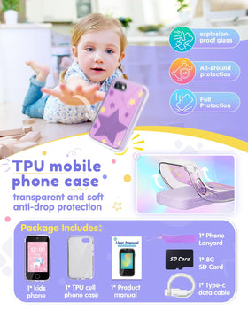 Joyjam kids phone in a shock-proof protective case for durability