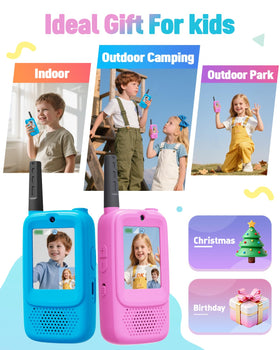 Joyjam video walkie talkies voice changer—creative play and role play