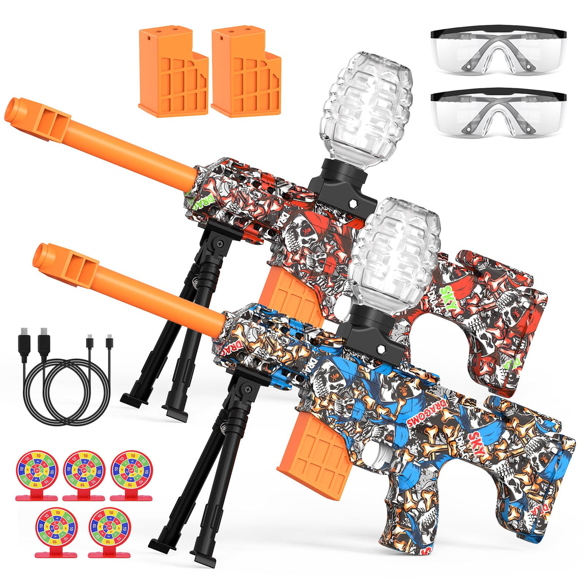 Joykey electric blaster front view showing compact design for outdoor play