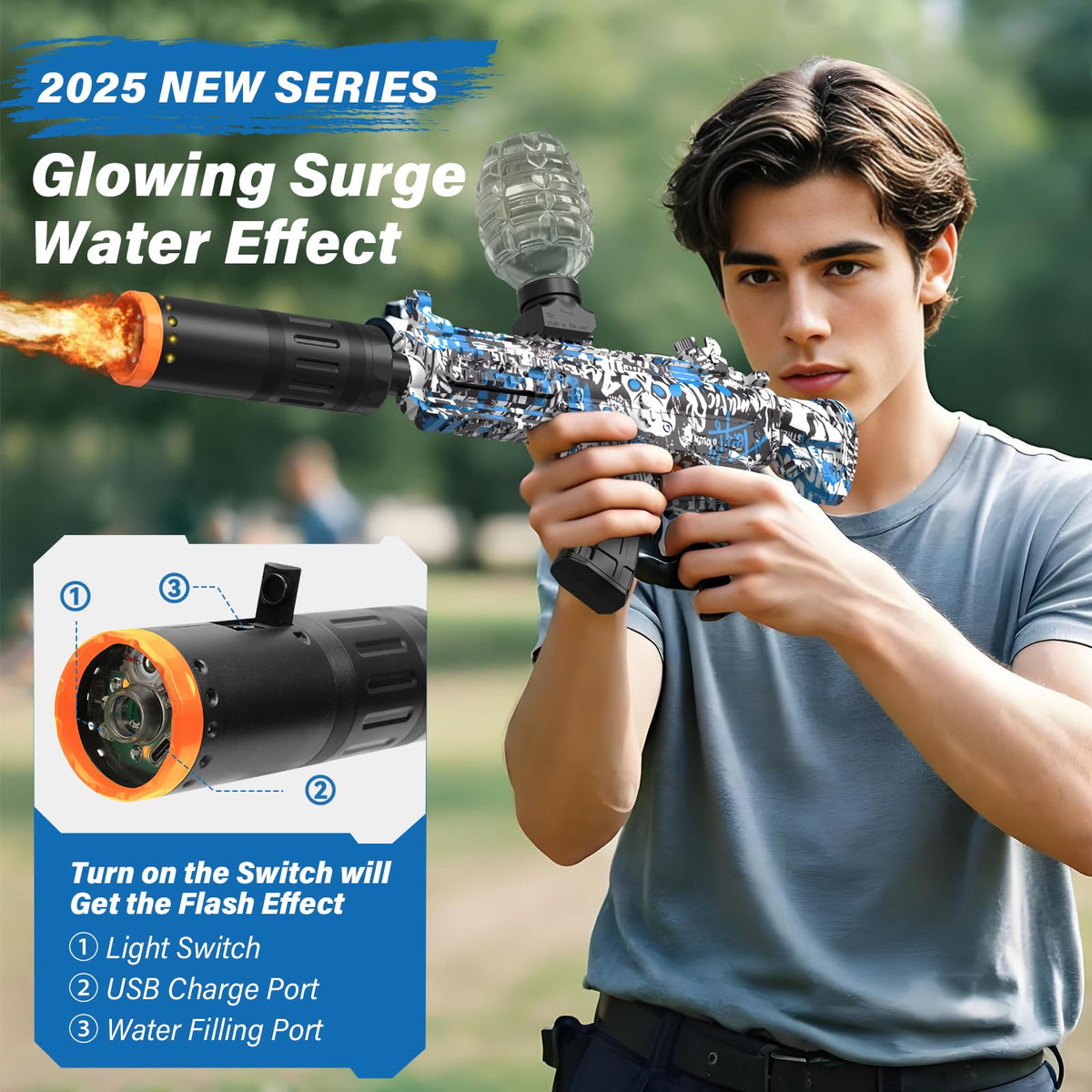 Joykey rechargeable batteries, goggles, and USB charger included