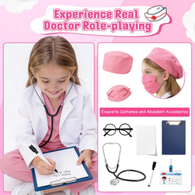 JOYLOKY doctor costume set pants allow easy movement during active pretend play