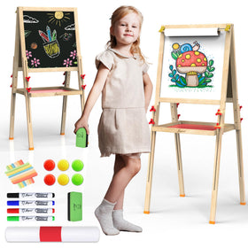 JOYOOSS art easel with double-sided boards for kids' creative sessions
