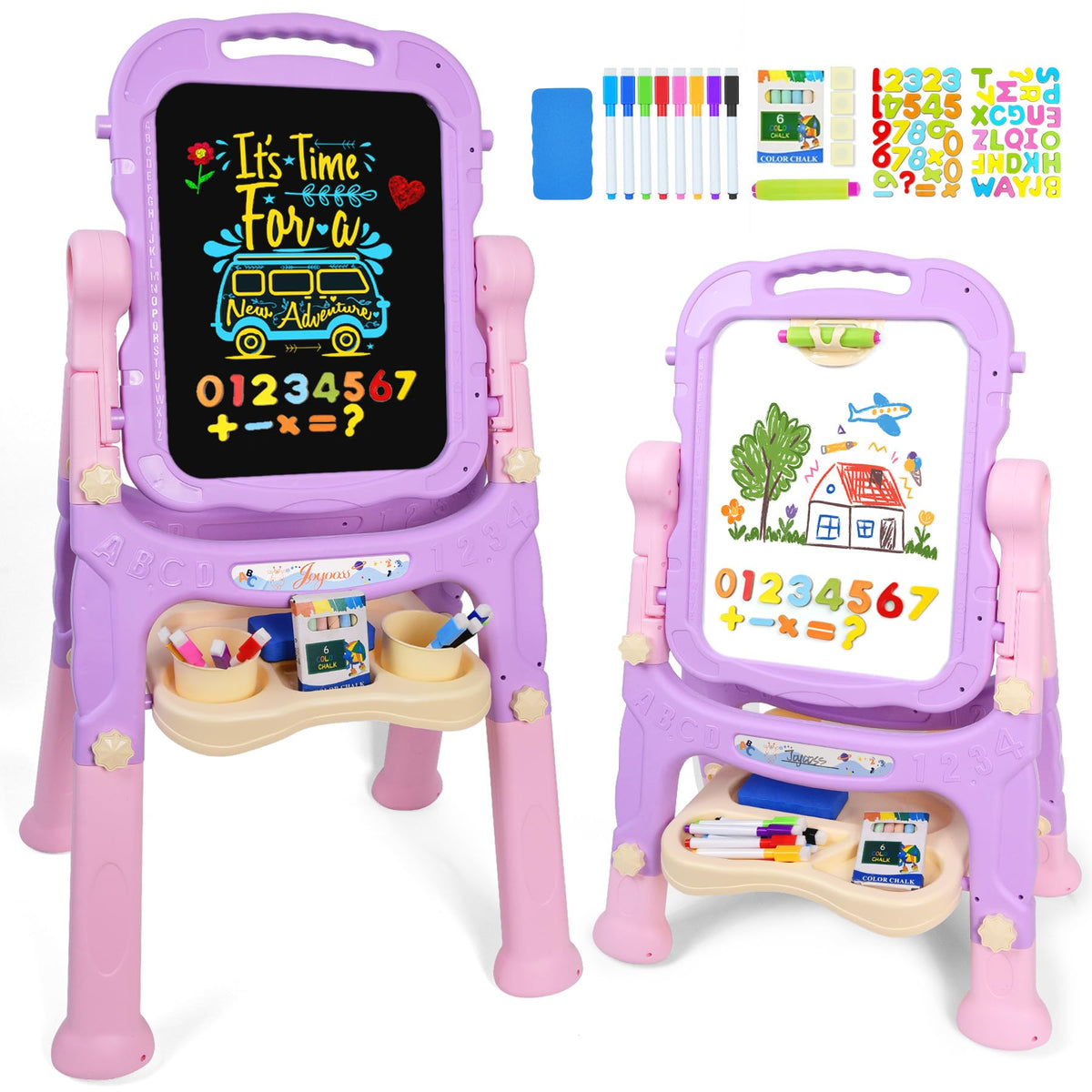 Joyooss Art Easel for Kids: easy assembly for quick setup during creative play