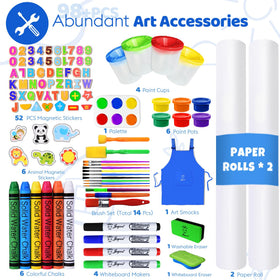 Joyooss magnetic whiteboard easel for marker-based art and learning