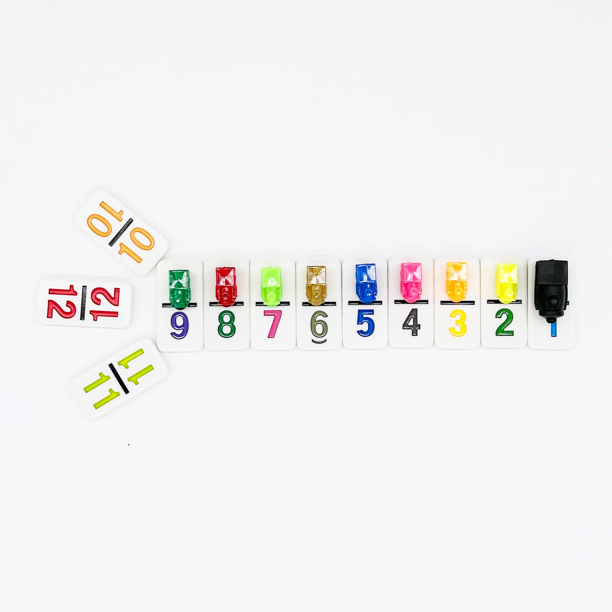 Tabletop game-night setup with JOYOUSLIFE dominoes ready for family fun