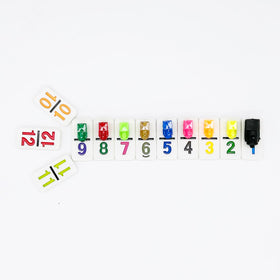 Tabletop game-night setup with JOYOUSLIFE dominoes ready for family fun