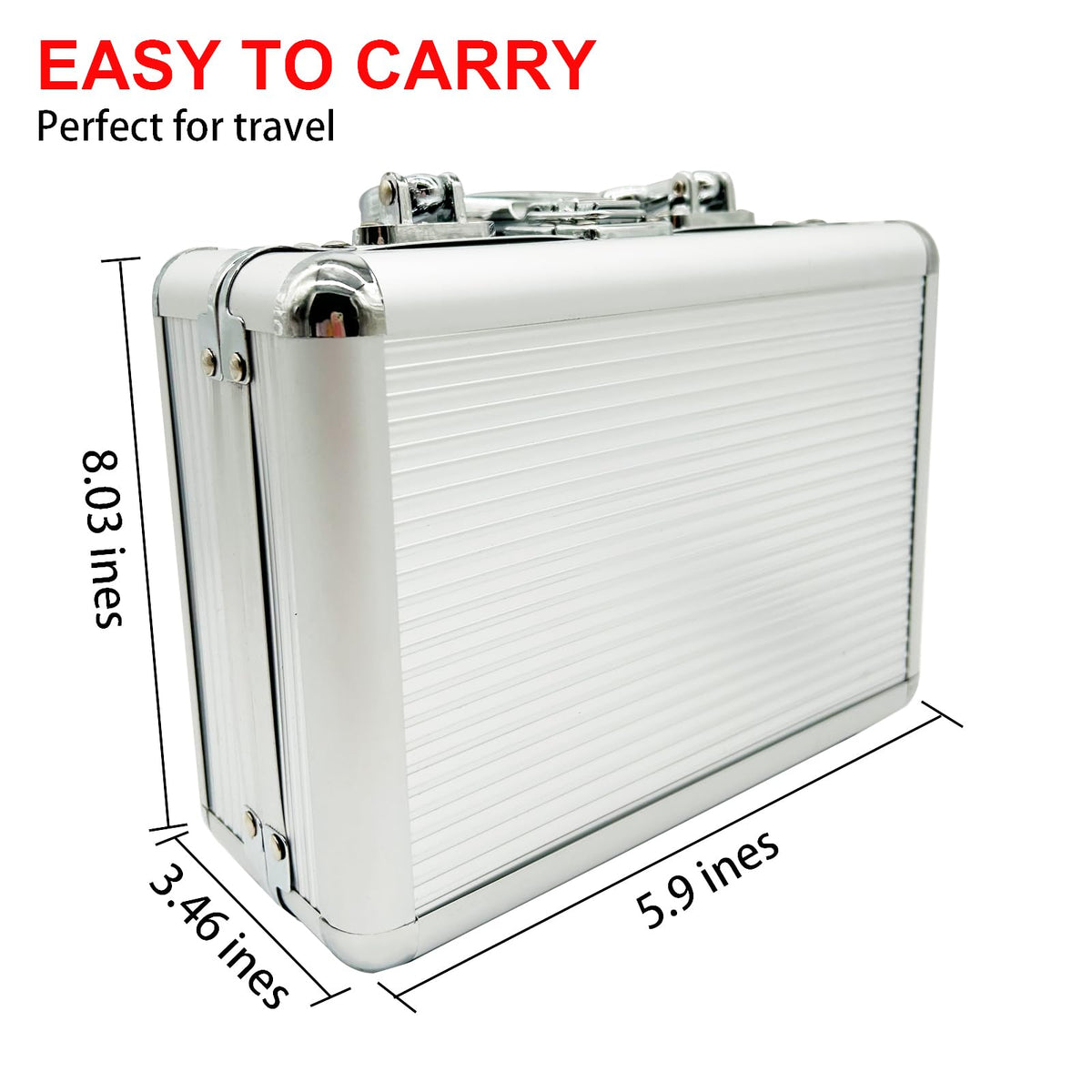 Travel-friendly dominoes in a sturdy case for on-the-go fun