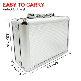Travel-friendly dominoes in a sturdy case for on-the-go fun