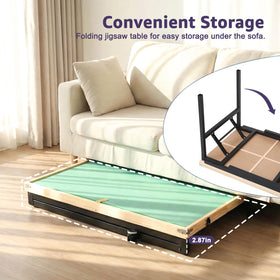 JoyPcsTable 1500-piece surface stays stable while you work