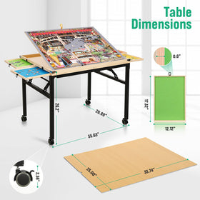 JoyPcsTable portable design fits near bed or sofa for flexible use