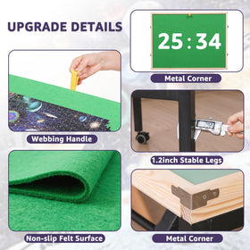 JoyPcsTable under-couch storage option for space-saving setup