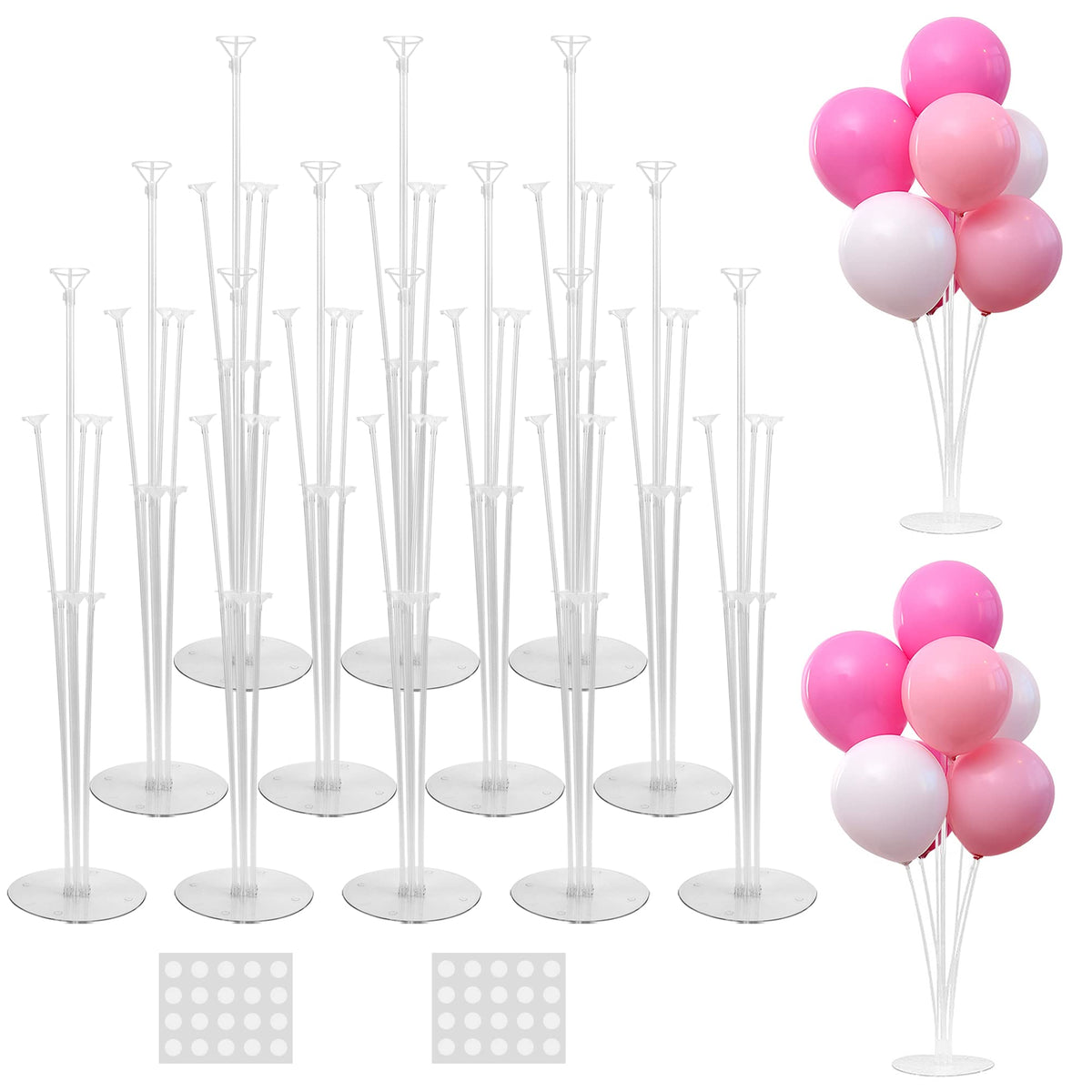 JOYYPOP balloon stand kit base and cups for stable table decor