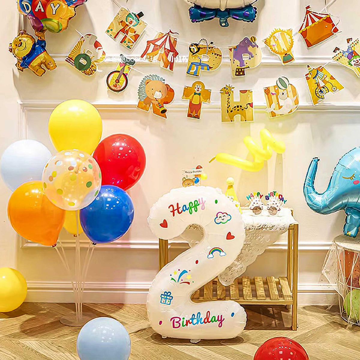 JOYYPOP balloon stand kit party use suitable for birthdays, weddings, and graduations.
