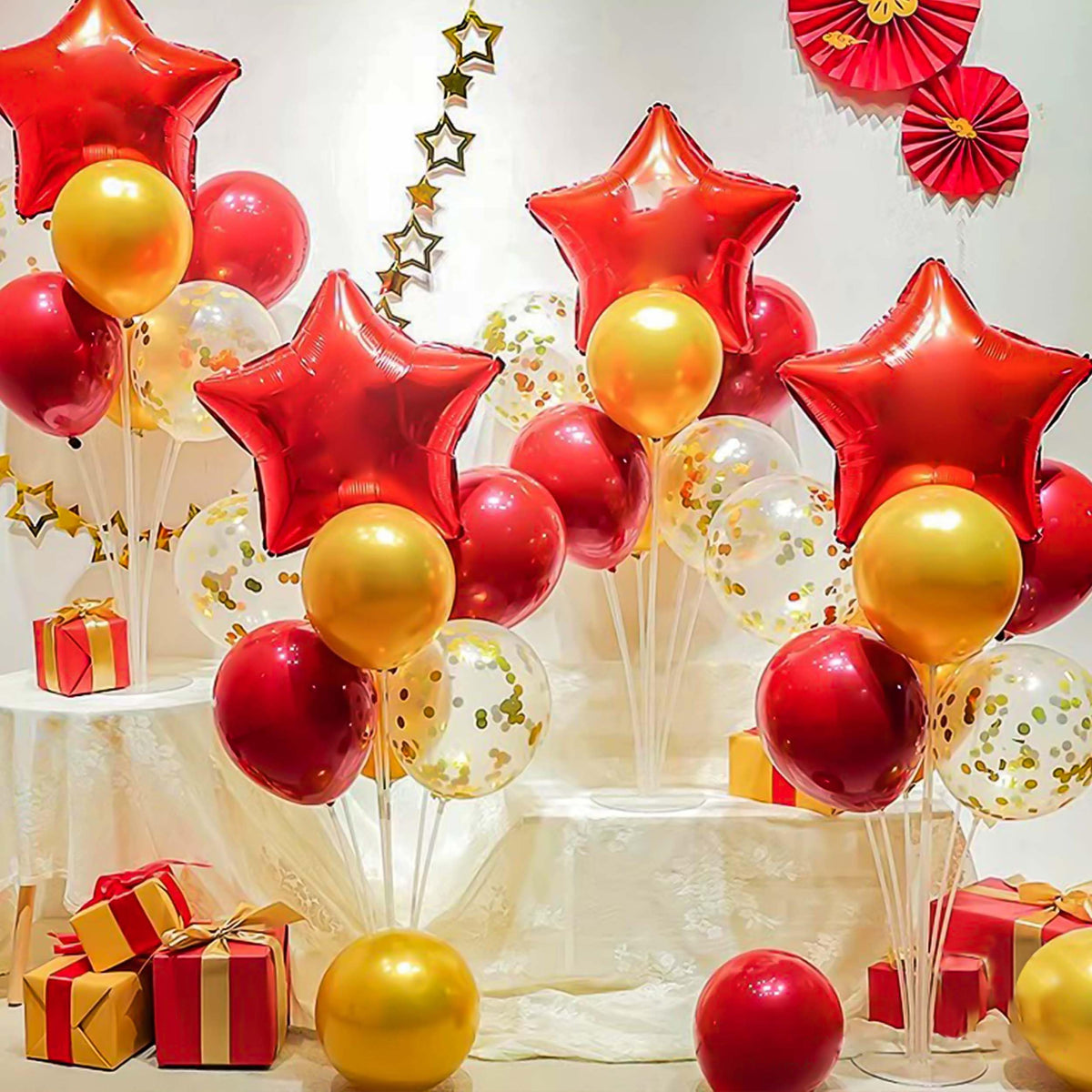 JOYYPOP balloon stand kit reuse-friendly materials support multiple events.