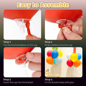 JOYYPOP balloon stand kit stable setup ensures indoor displays stay put.