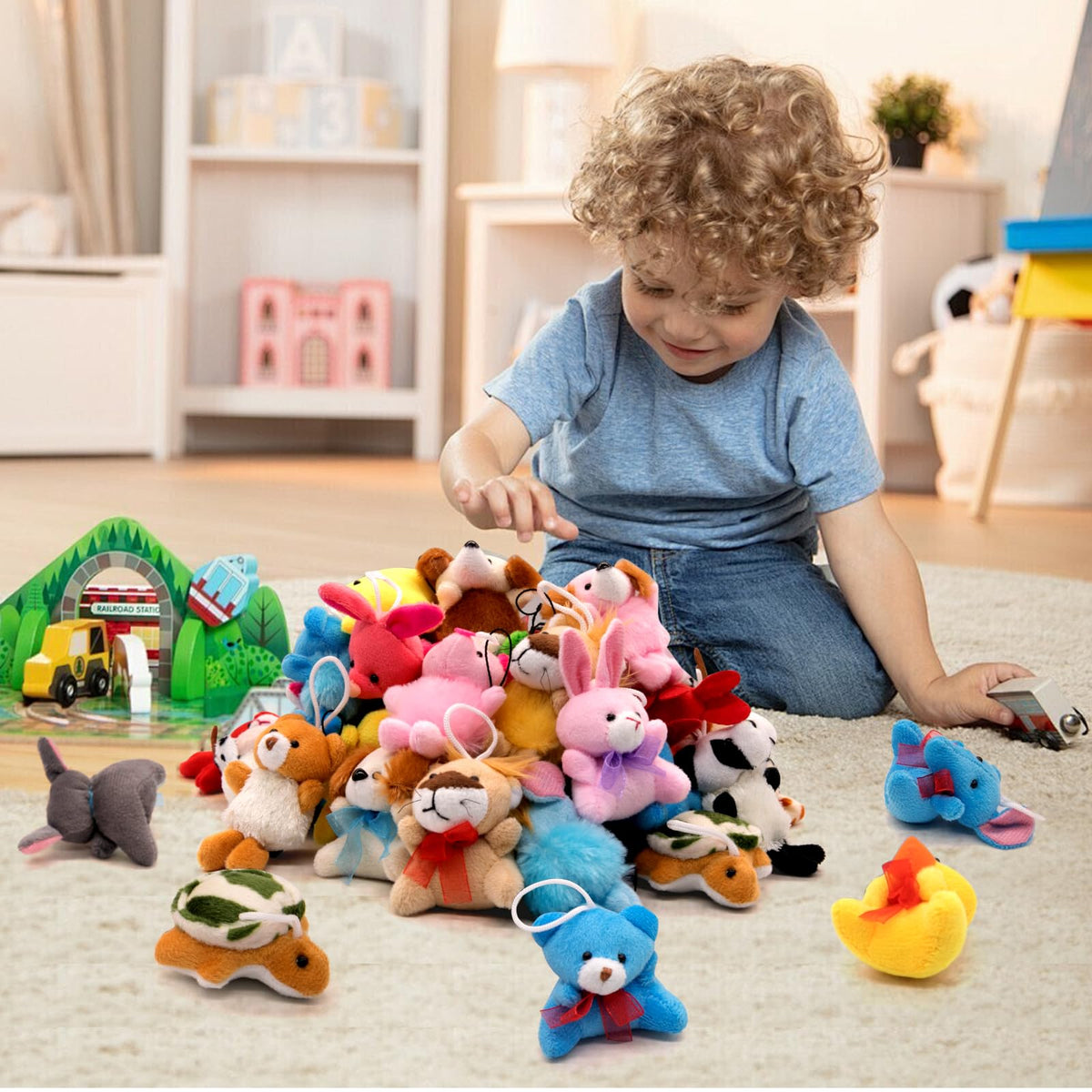 JoyRapt plush animal collection 6 – kid-safe materials, skin-friendly