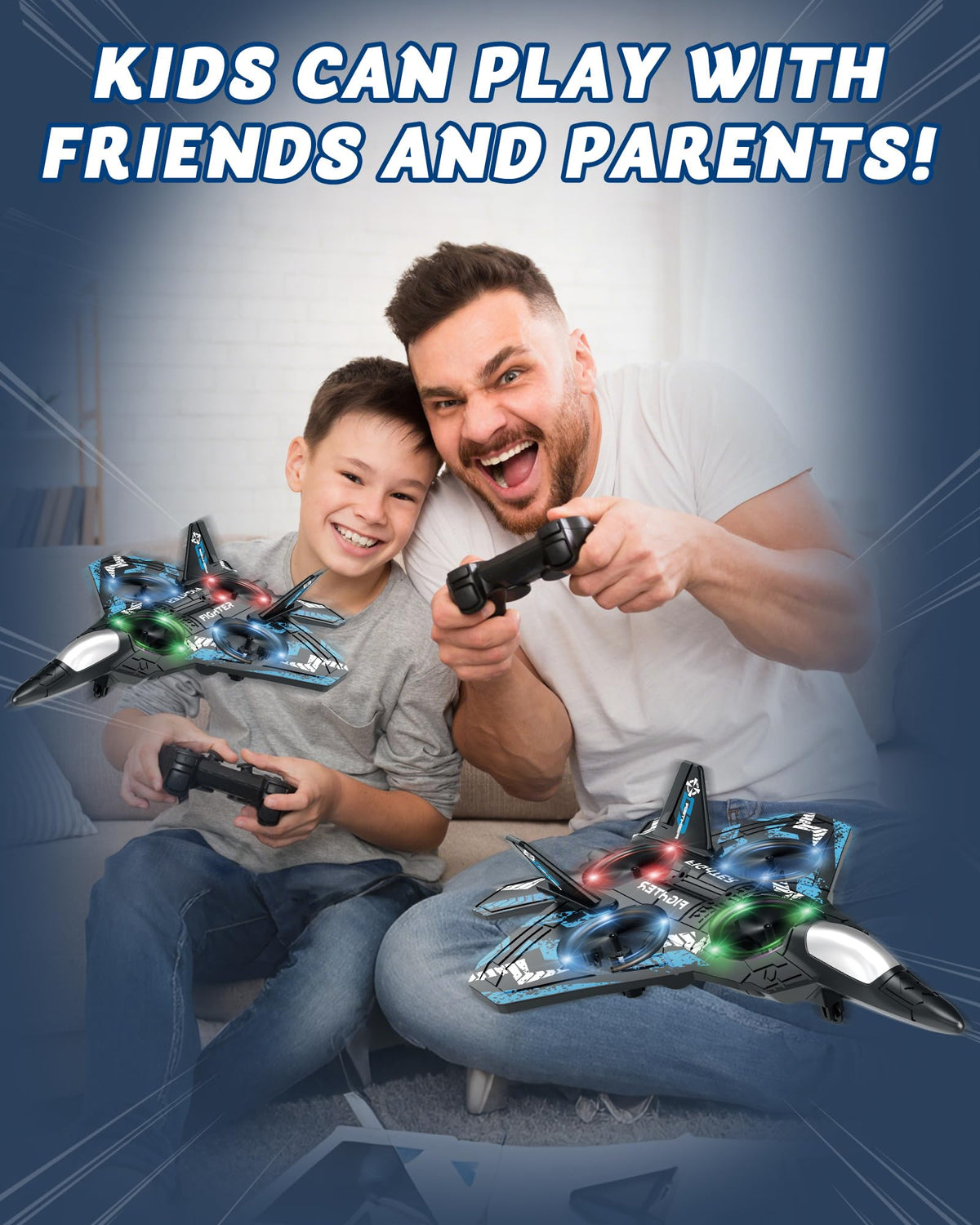 JoyRapt drone includes dual batteries for longer play