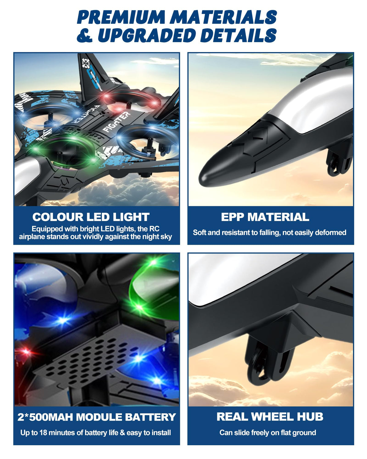 JoyRapt drone features a durable EPP shell for bumps