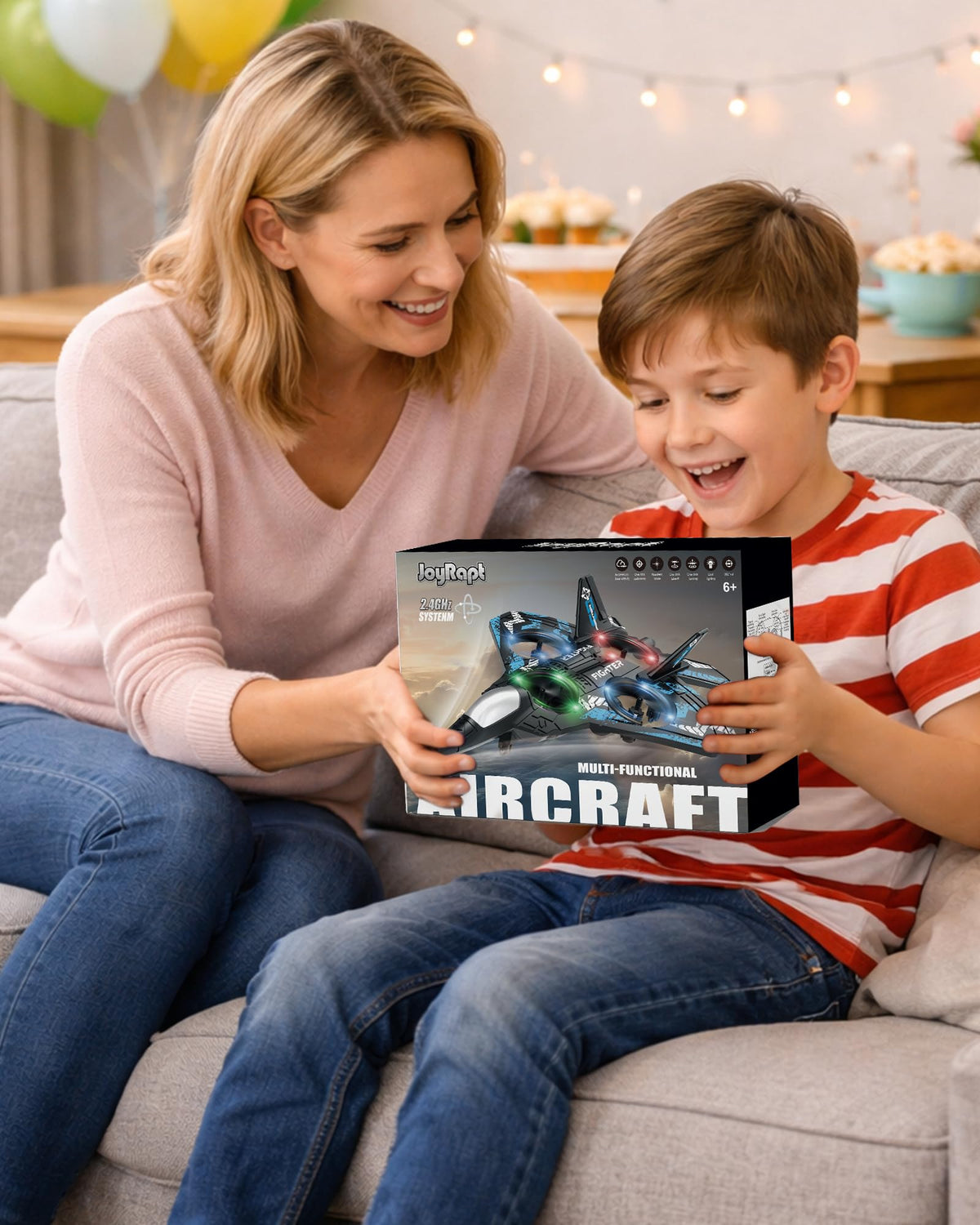 JoyRapt drone arrives gift-ready for birthdays or holidays