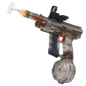 JoyRapt electric water gun highlighting long-range action for outdoor battles.