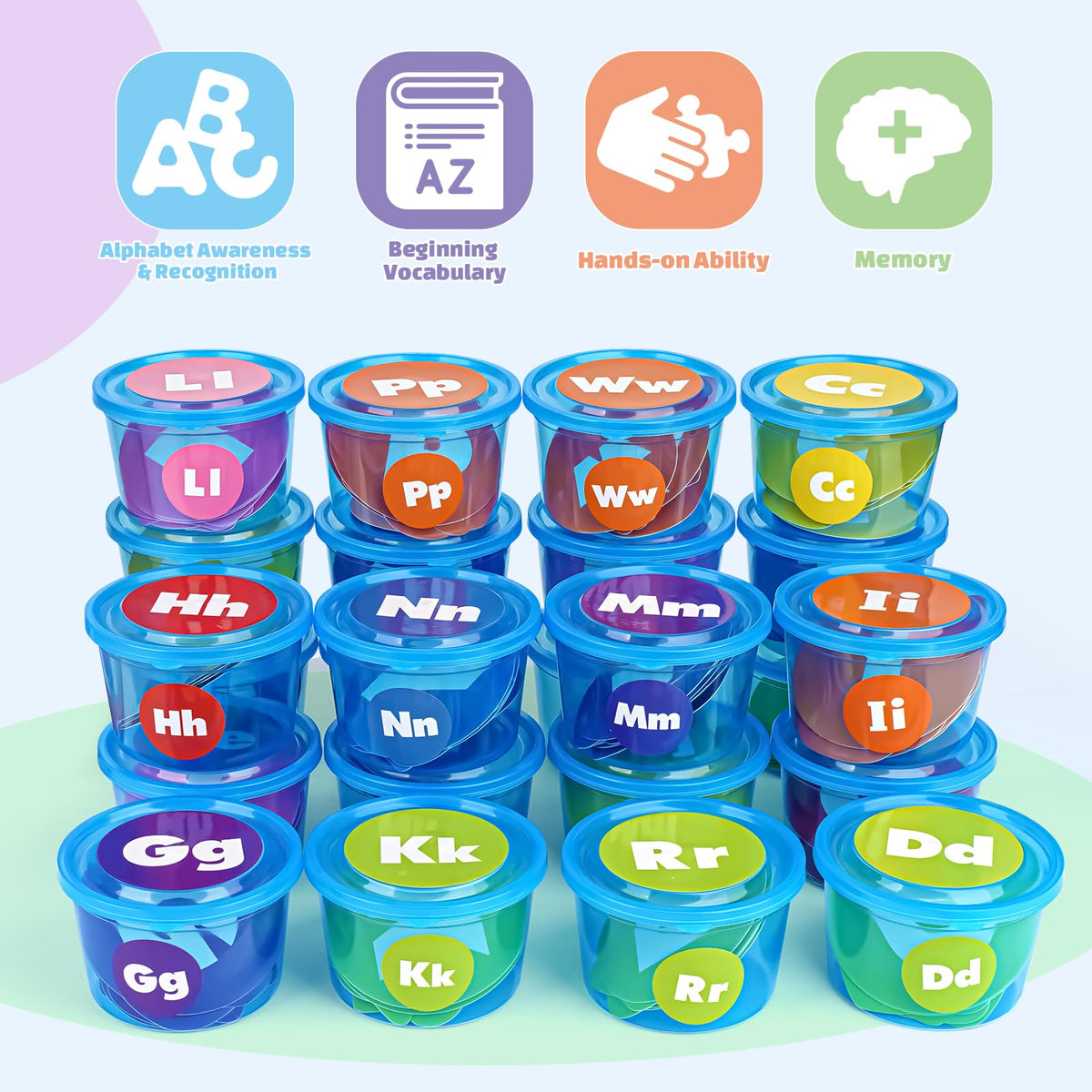 Joyreal Alphabet Soup Sorters photo cards: real objects pair with letter sounds.