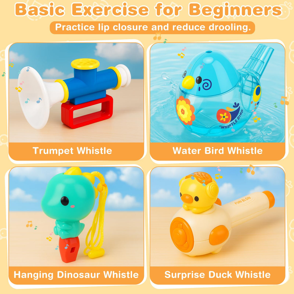 Joyreal ball blower helps kids practice steady breath while chasing bouncing balls.