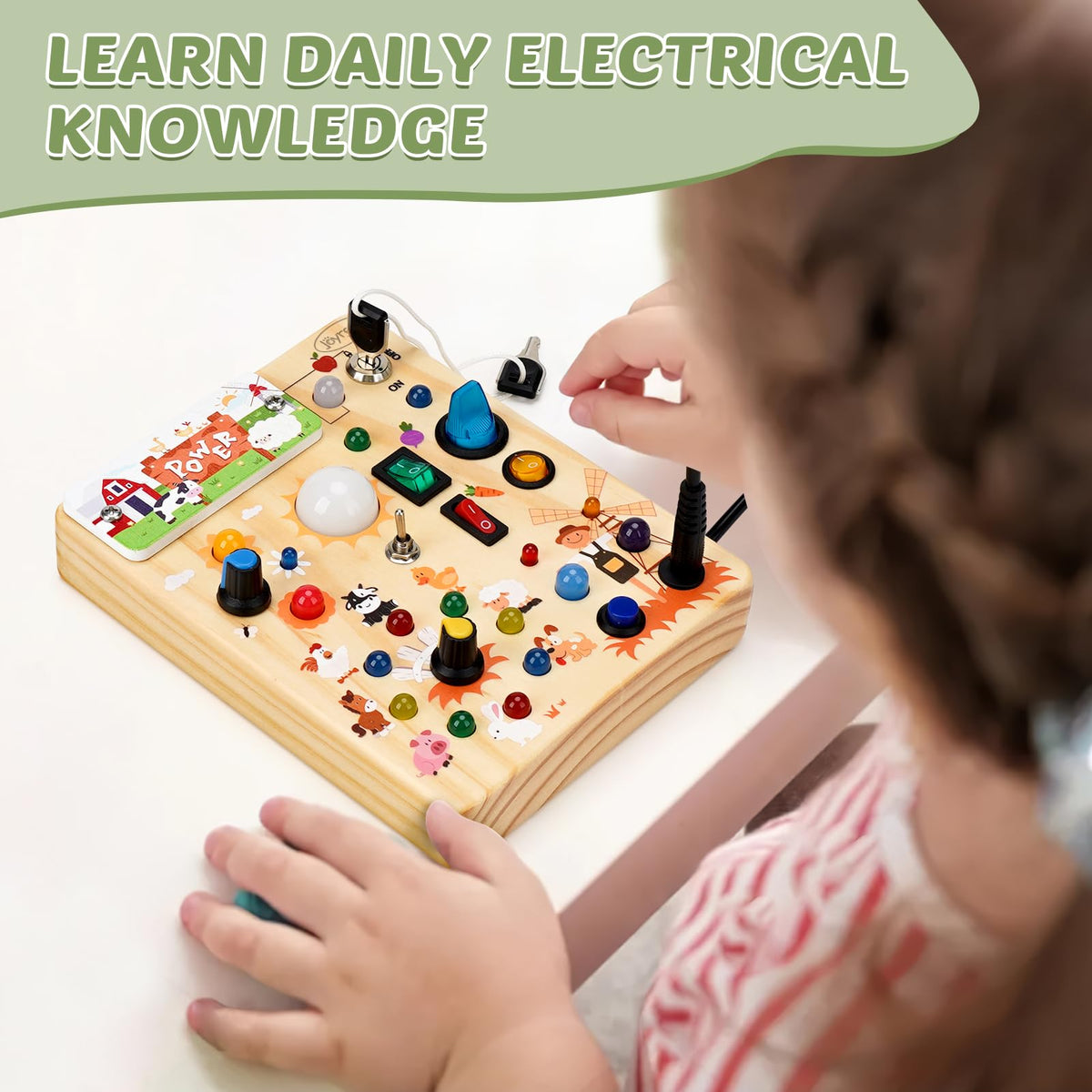 Joyreal farm theme encourages imaginative exploration and tactile early learning.