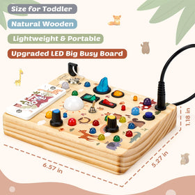 Joyreal dexterity-building board aids eye-hand coordination during play