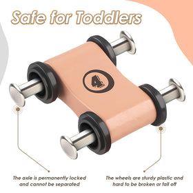 Joyreal durable wooden construction built for active toddler use