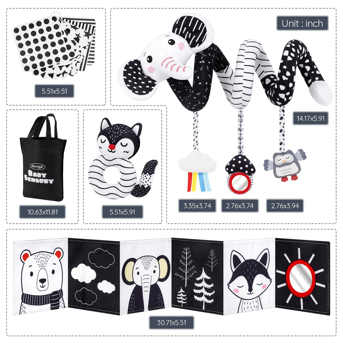 Joyreal elephant-themed baby gift pack ideal for newborns.