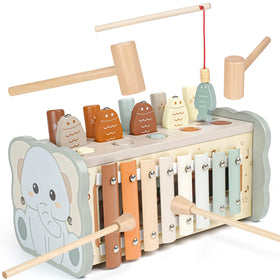 Joyreal hammering pounding toy engages toddlers with tactile pounding and fine motor practice.