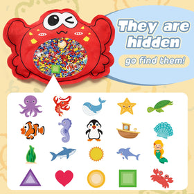 Joyreal Crab Busy Bag offers engaging search with 20 hidden items