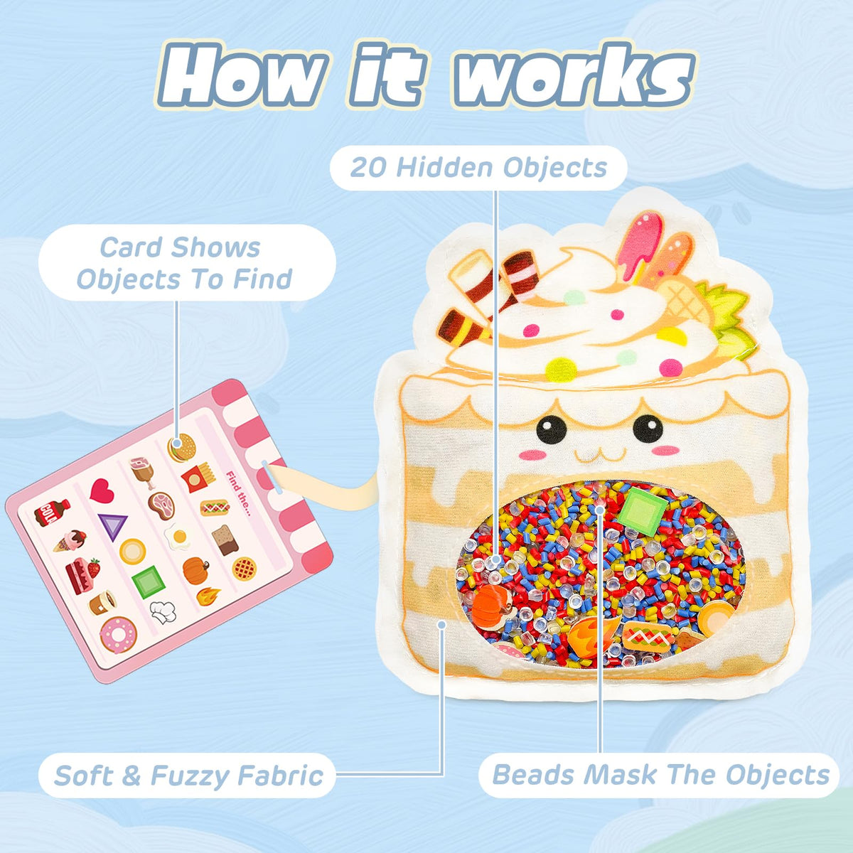 Joyreal Busy Bag Ice Cream invites sensory exploration during travel