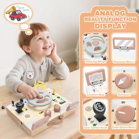Joyreal Montessori Busy Board music player adds engaging soundscapes for exploration