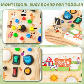 Joyreal Montessori toddler toy travel-friendly design supports quiet, focused play.