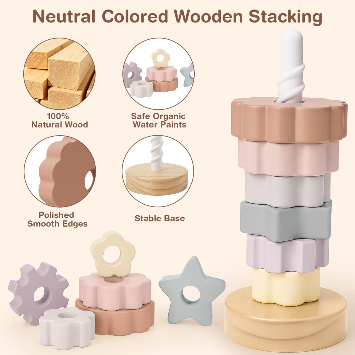 Joyreal Montessori-inspired learning toy promotes independent play