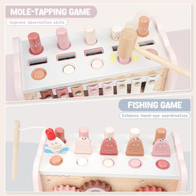 Joyreal pink wooden xylophone invites early music exploration