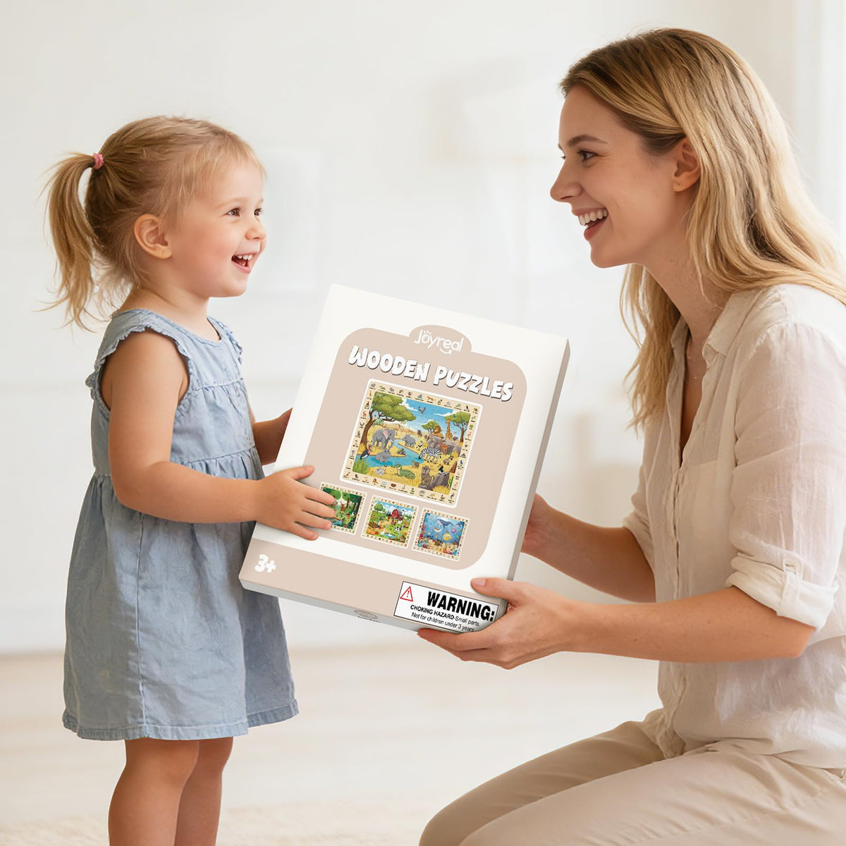 Joyreal reference poster guides kids to complete puzzles with confidence.