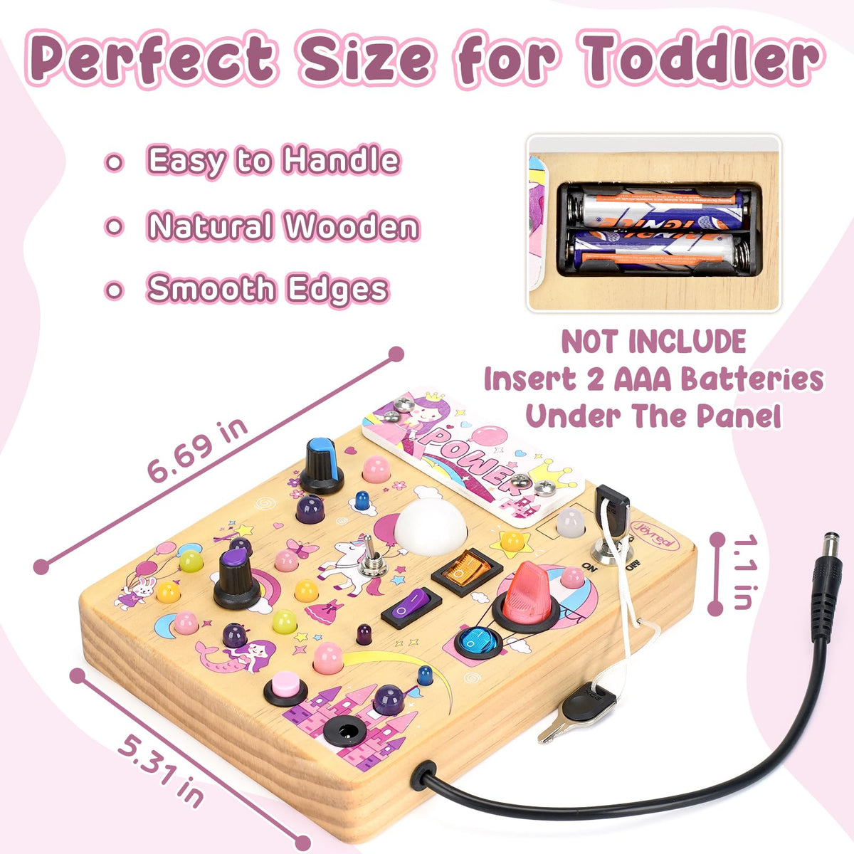 Joyreal travel toy ideal for planes and cars during outings