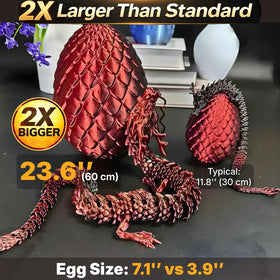 Joyroud 24-inch articulated dragon for dynamic posing and desk display.