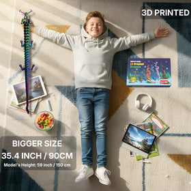 Joyroud dragon displays impressive 35.4-inch presence on desk or shelf.