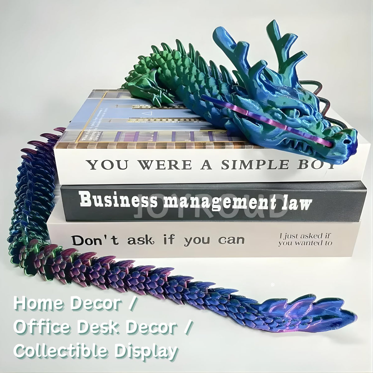 Joyroud 3D dragon with articulated joints inspires imaginative play.