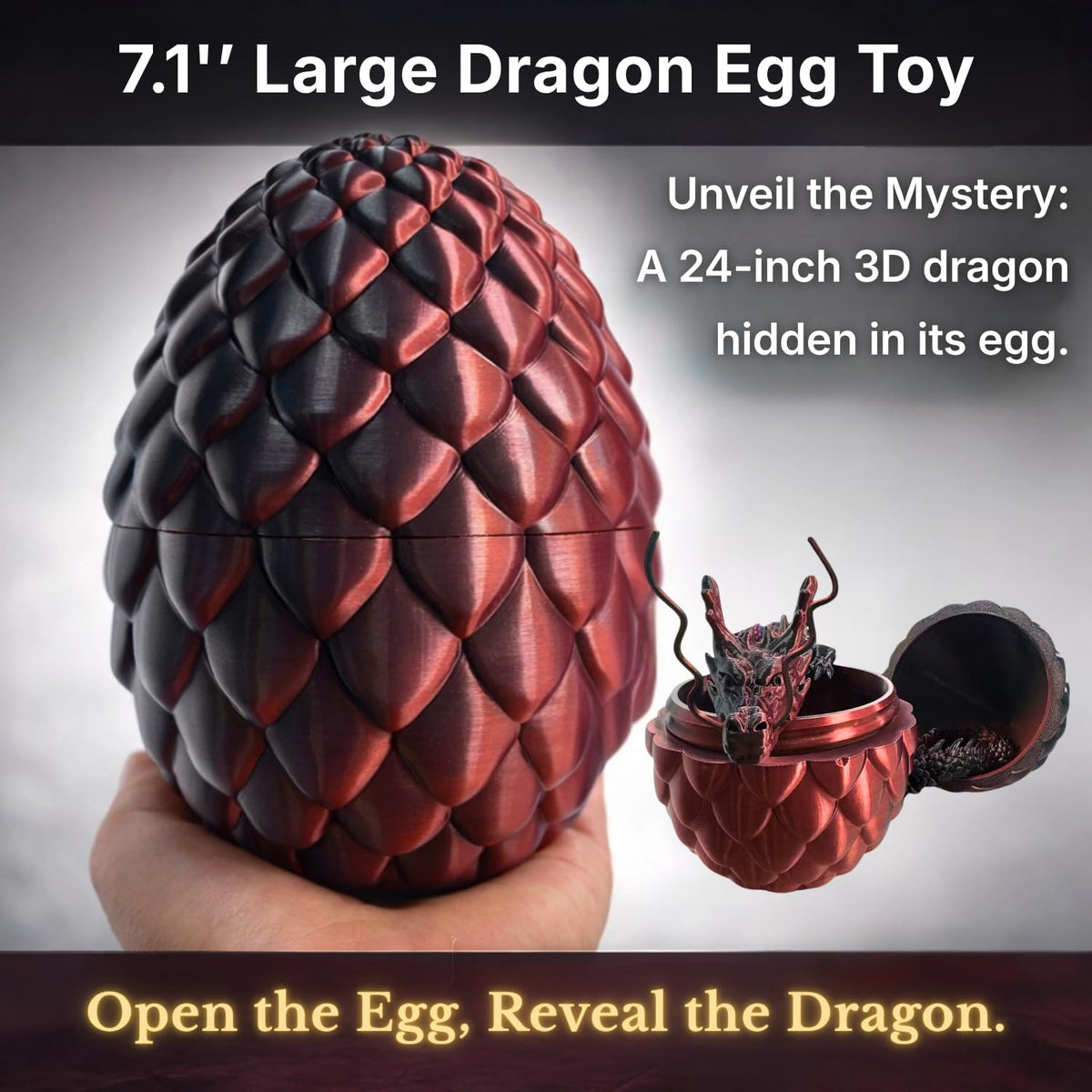Joyroud detailed scales with metallic gradient enhances collectible display and gifting.