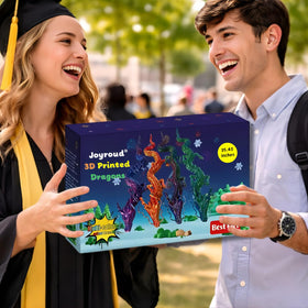 Joyroud dragon held in hand demonstrates smooth fidget motion.