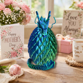 Joyroud egg and dragon as a reusable storage and display piece