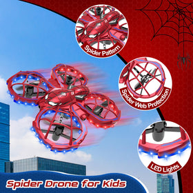 Joysin Spider Mini Drone with bright LED lights for visibility during dusk flights
