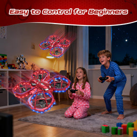 Joysin Spider Mini Drone includes two rechargeable batteries for extended play sessions