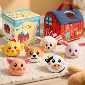 JOYSINTOY fill and dump barn for fine motor practice